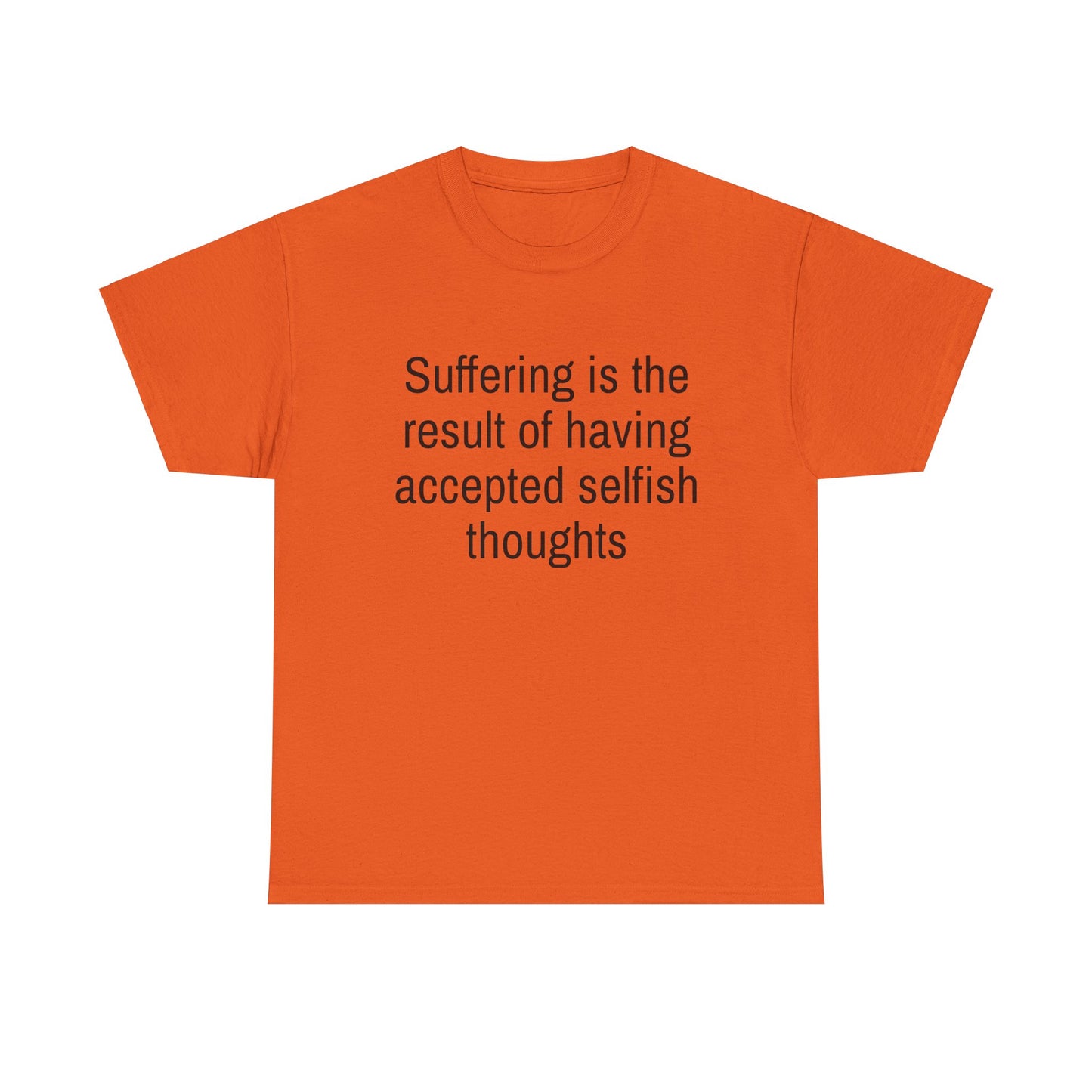 Quote Unisex Tee - Suffering is the Result Design