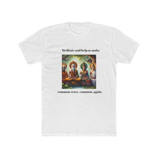 Copy of Meditation Icons Tee, Spiritual Tee, Religious Leaders Shirt, Common Sense T-Shirt, Unisex Yoga Top, Enlightenment Tee