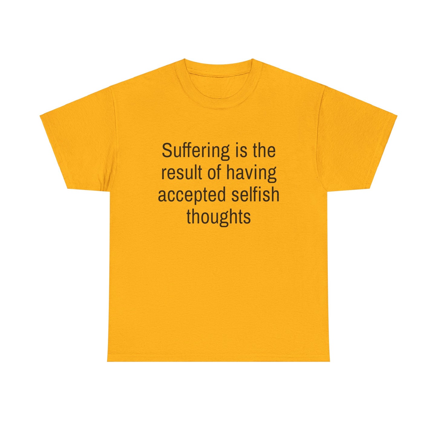 Quote Unisex Tee - Suffering is the Result Design