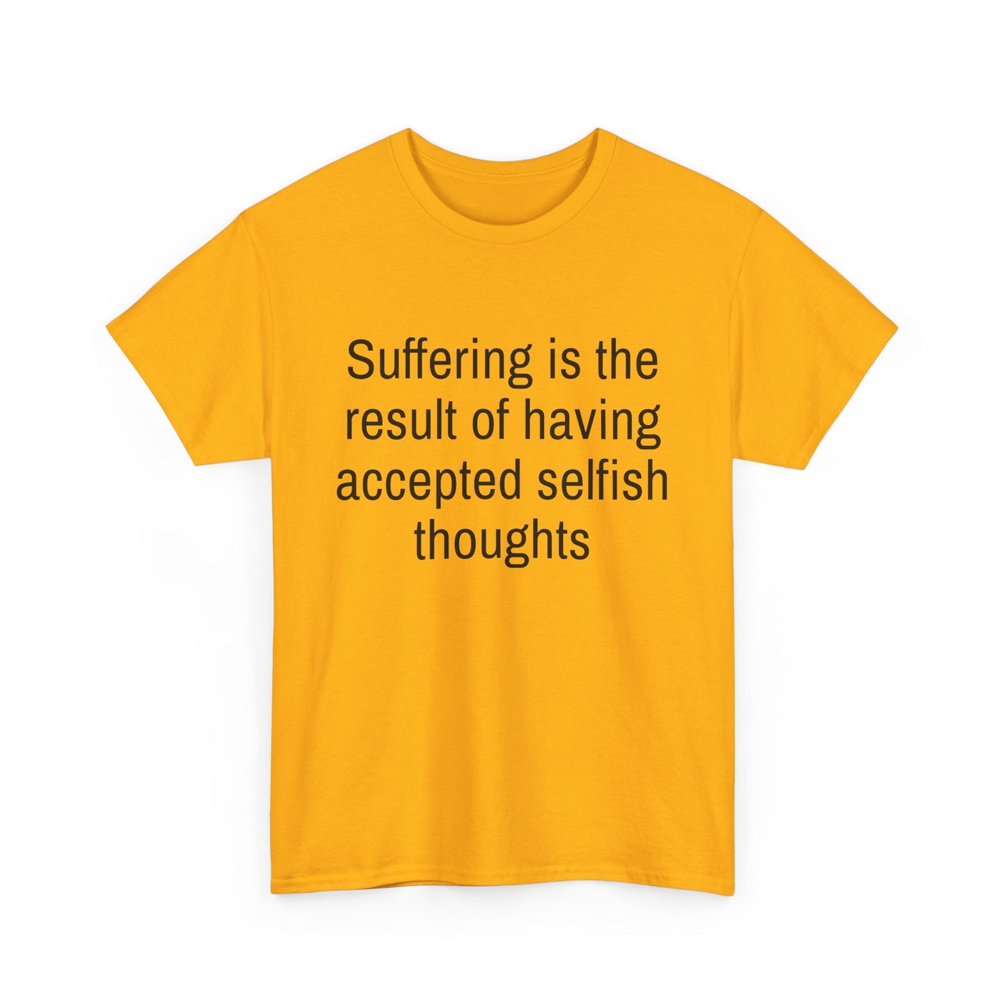 Quote Unisex Tee - Suffering is the Result Design