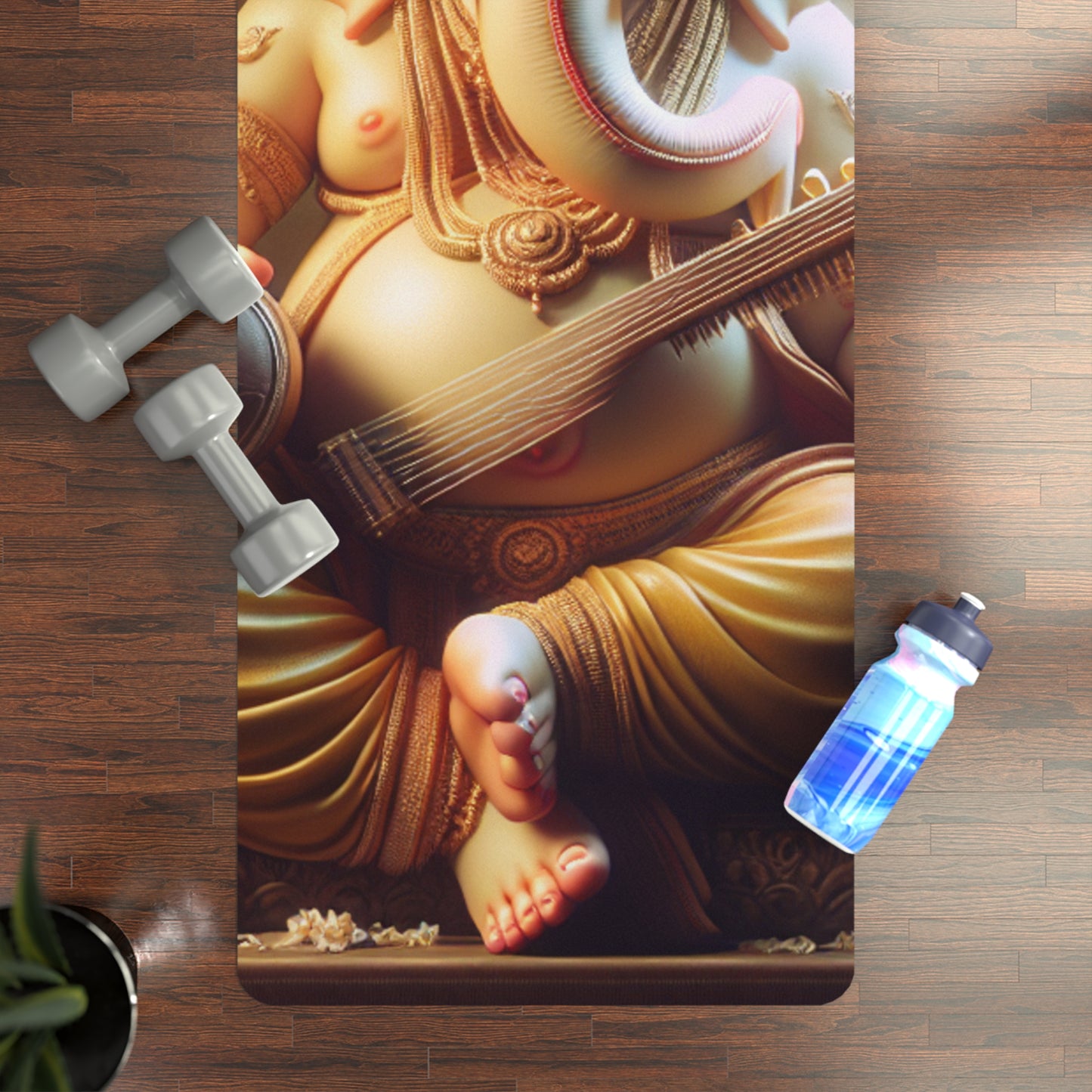 Ganesha  Rubber Yoga Mat