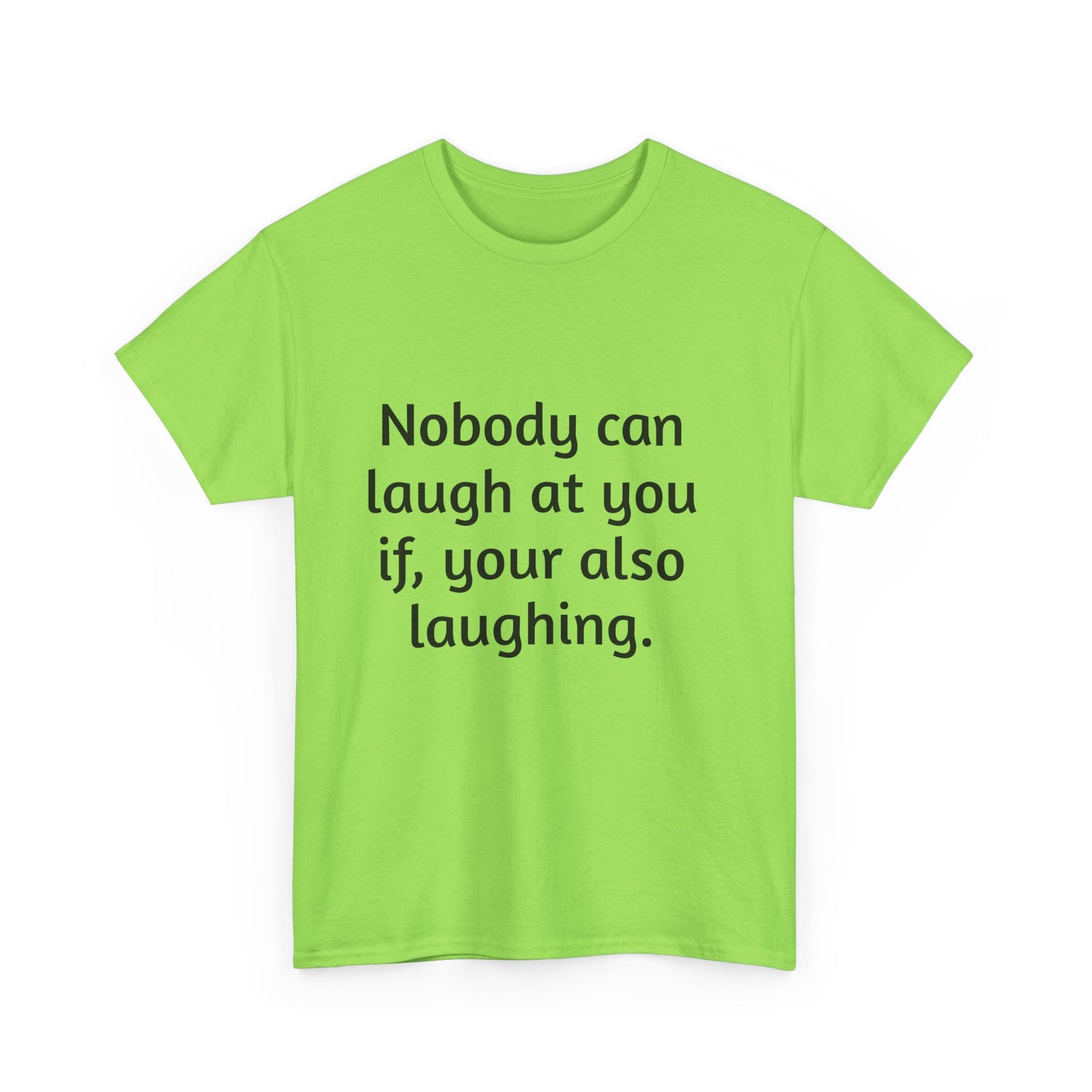 Copy of Laughing Papaji Unisex Tee, Nobody Can Laugh at You Quote Shirt, Funny Laughing Tee, Humor Graphic Tee, Unisex Cotton Shirt