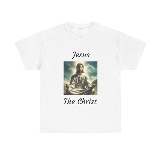 Christian Meditation Unisex Tee - Jesus the Christ Design