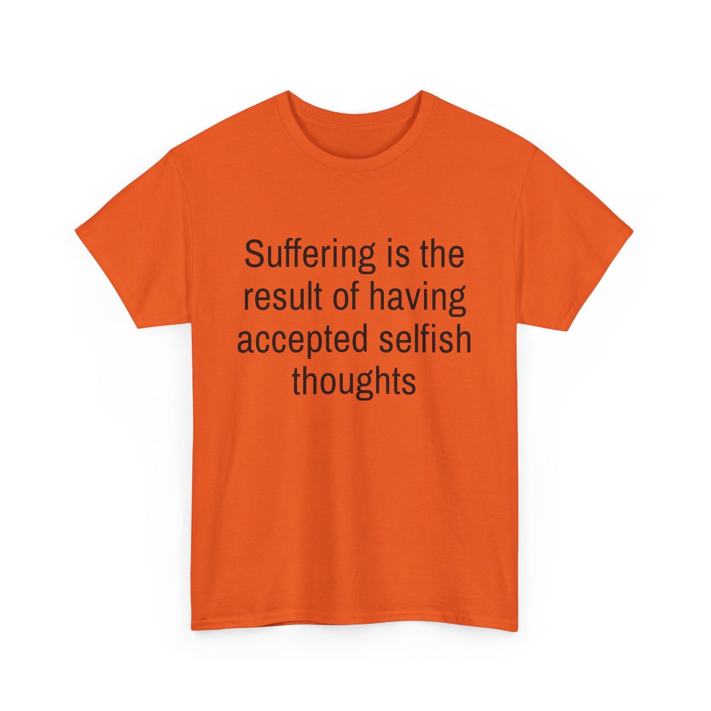 Quote Unisex Tee - Suffering is the Result Design